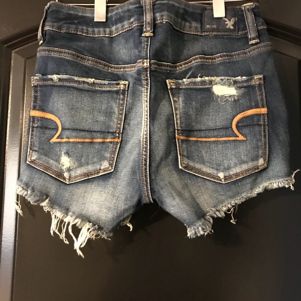 Denim Ripped Shorts - Picture 2 of 2